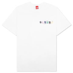 Cash Rules S S Tee White