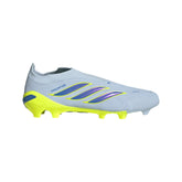 adidas Predator League Laceless FG Firm Ground Mens Soccer Cleats Sky Blue Yellow