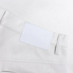 Plaster Baggy Shorts White