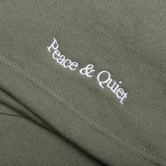 Wordmark Sweatshorts Olive