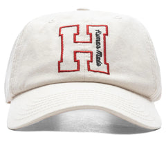 6 Panel Twill Cap 2 White