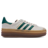 Womens Gazelle Bold Cream White Collegiate Green Magic Beige