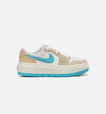 Air Jordan 1 Elevate Low Salt Lake City Womens Lifestyle Shoe Beige Blue