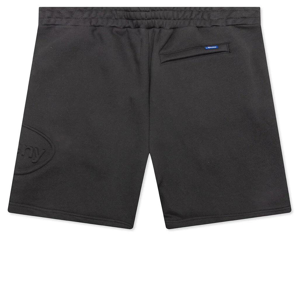 Debossed Sweatshorts Black