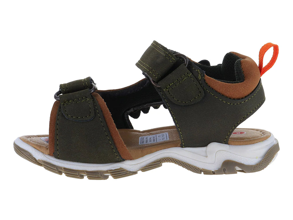 Sandalias Teen Bambino Verde Militar para Niño