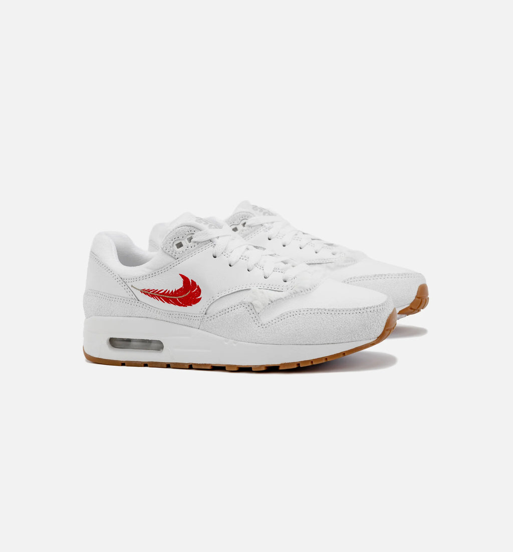 Air Max 1 The Bay Grade School Lifestyle Shoe White Red