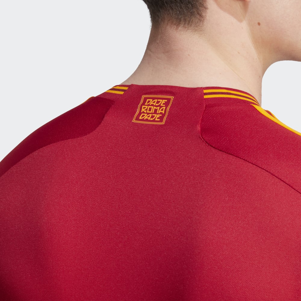 adidas Mens AS Roma Home Jersey 23