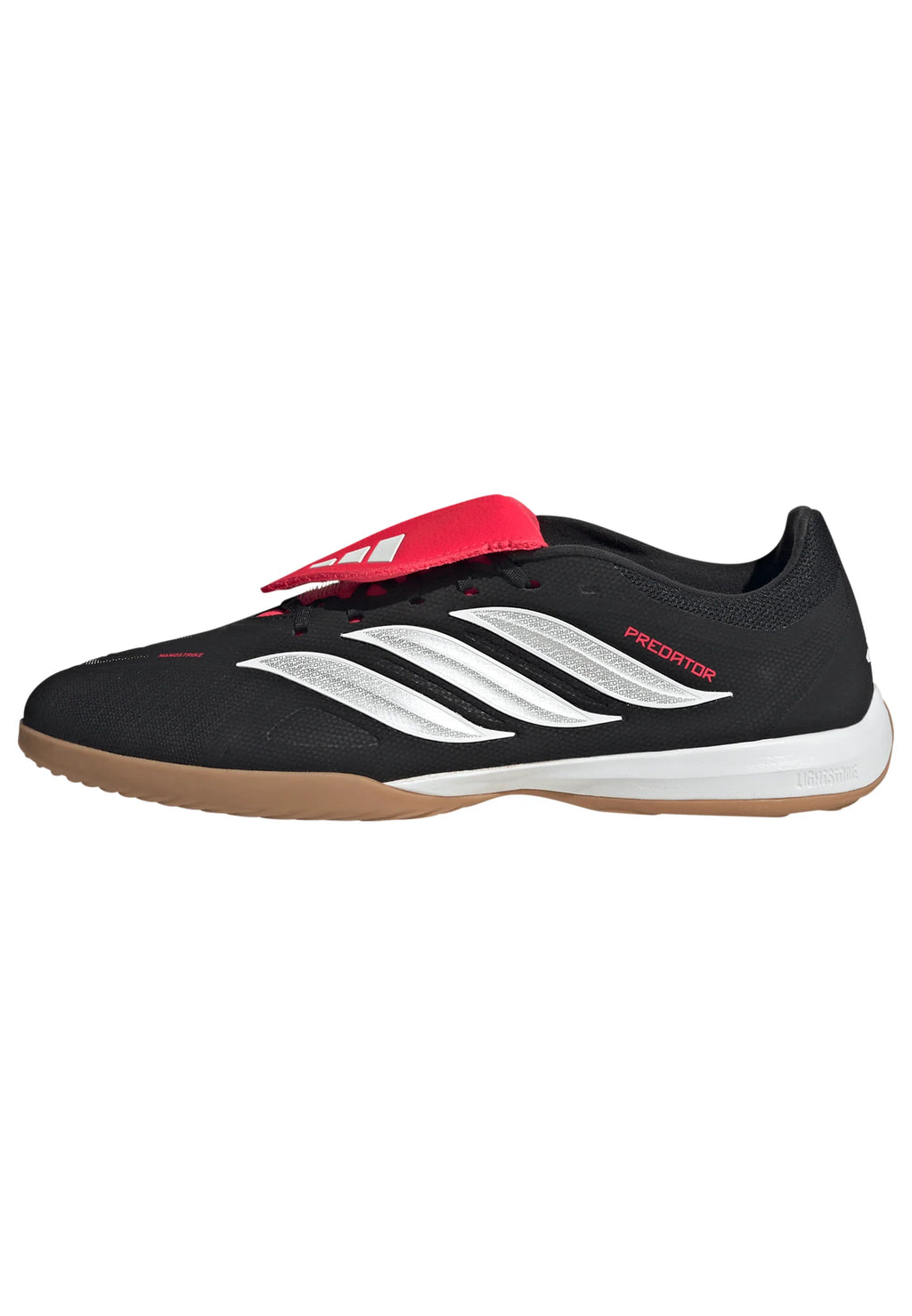 adidas Predator League Fold Over Tongue IN Indoor Mens Soccer Shoes Black White