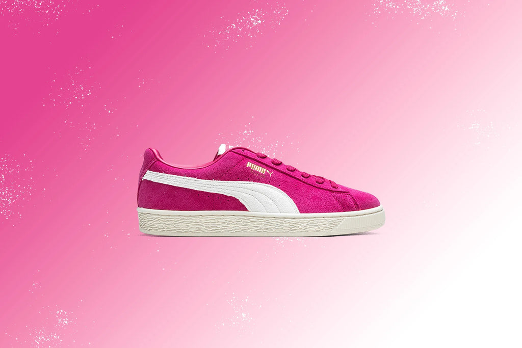 Puma x Charles F Stead Suede Pink Alert White