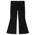 Brushed Bell Bottom Pant Black