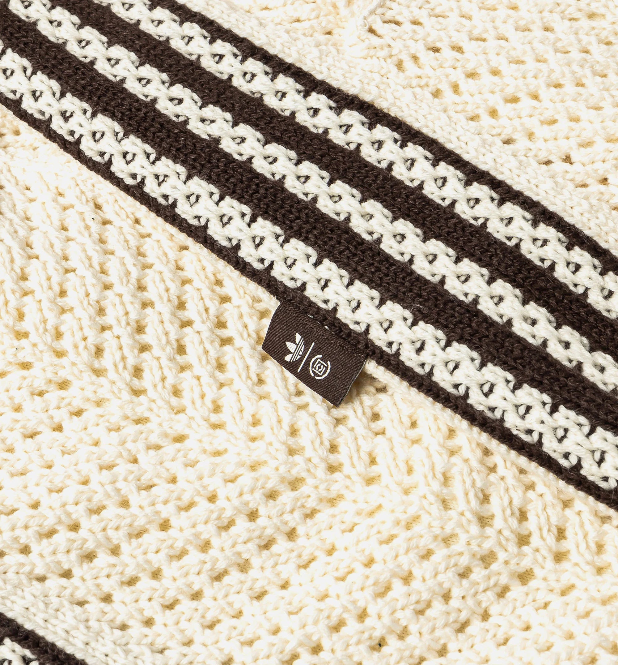 Clot x Adidas Knitted Mens Short Cream White