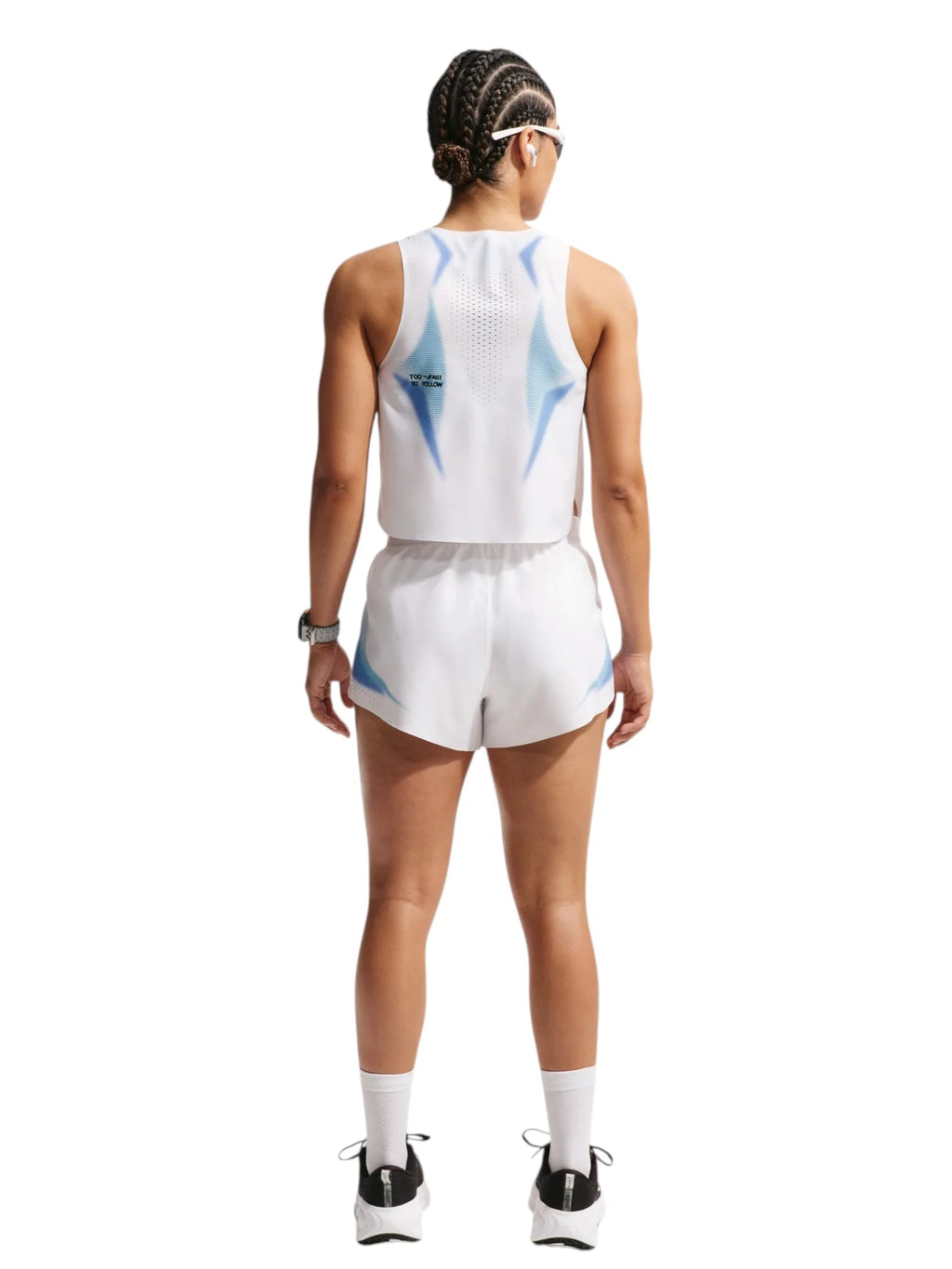 Nike Womens AeroSwift Dri FIT ADV Cropped Running Tank Top