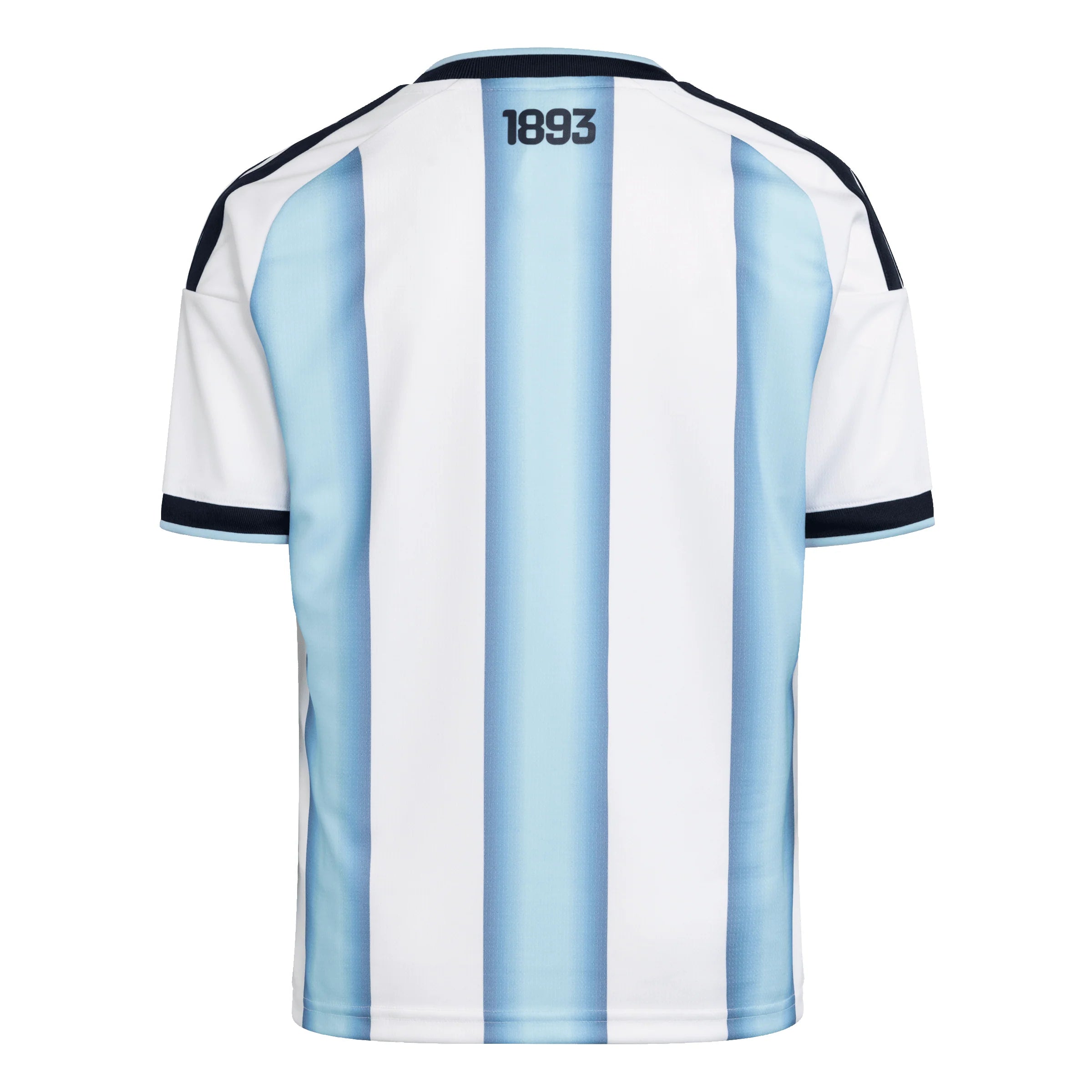 adidas Argentina Home Youth Soccer Jersey 26 White Blue