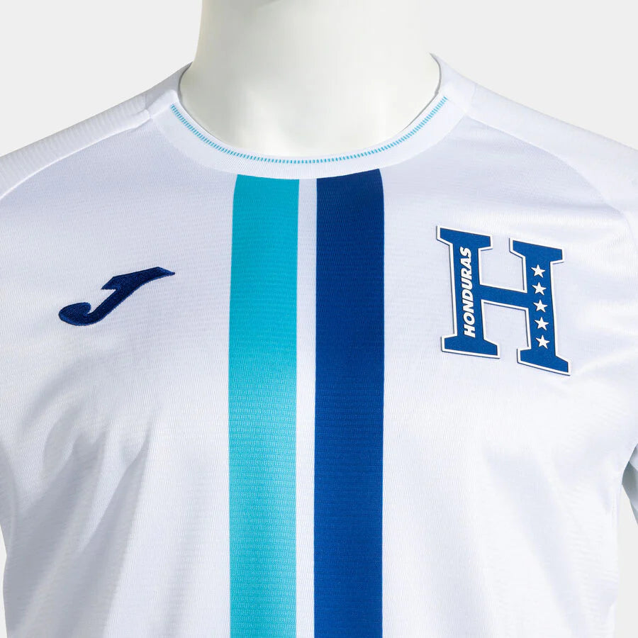 Joma Honduras Home Mens Soccer Jersey 26 White Royal