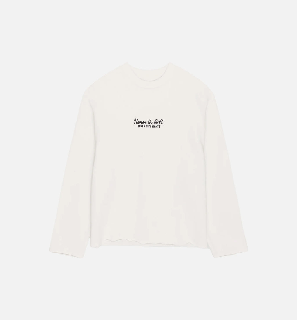 1988 Drive In Mens Long Sleeve Shirt White