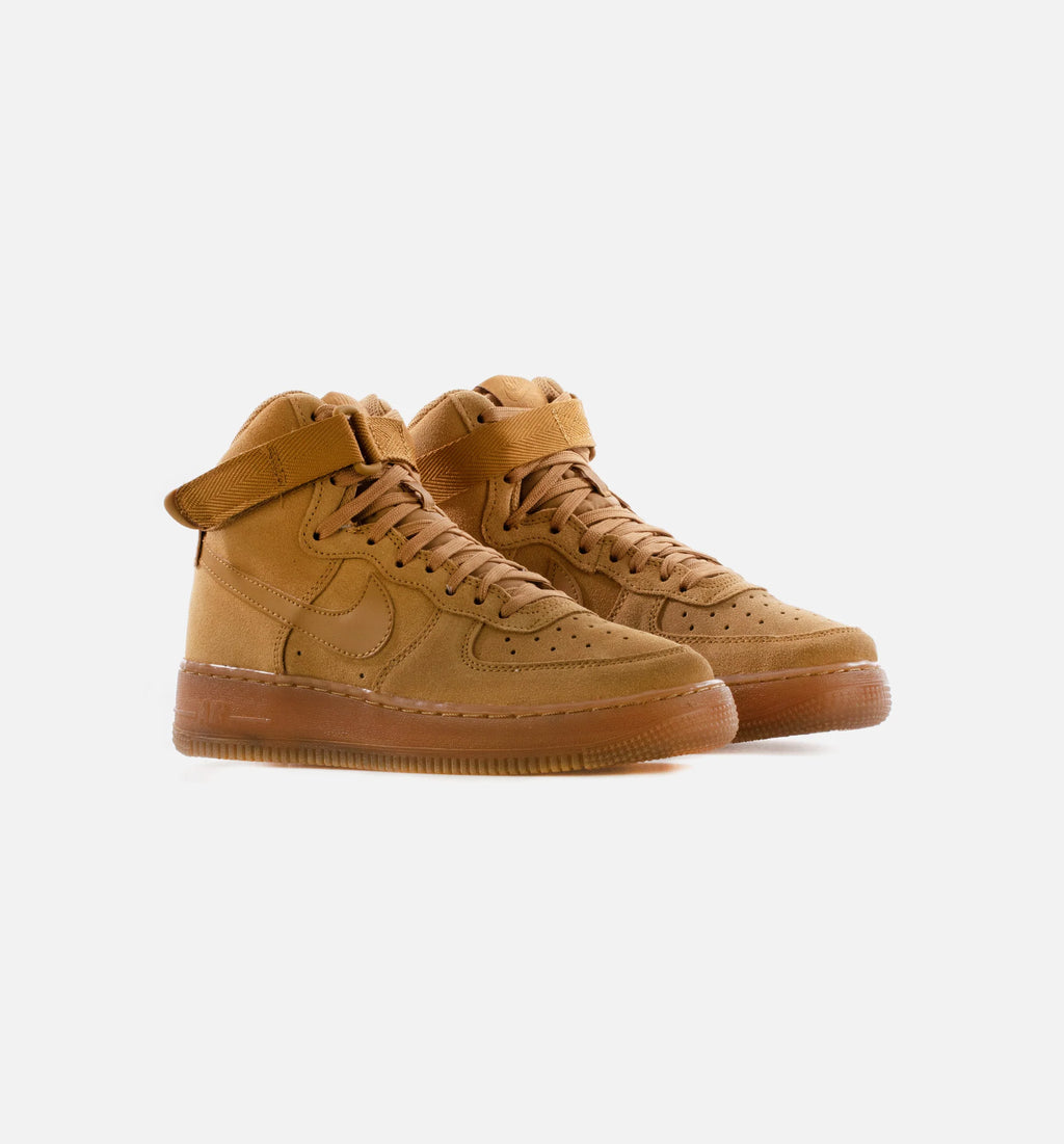 Air Force 1 High LV8 3 Grade School Lifestyle Shoe Brown