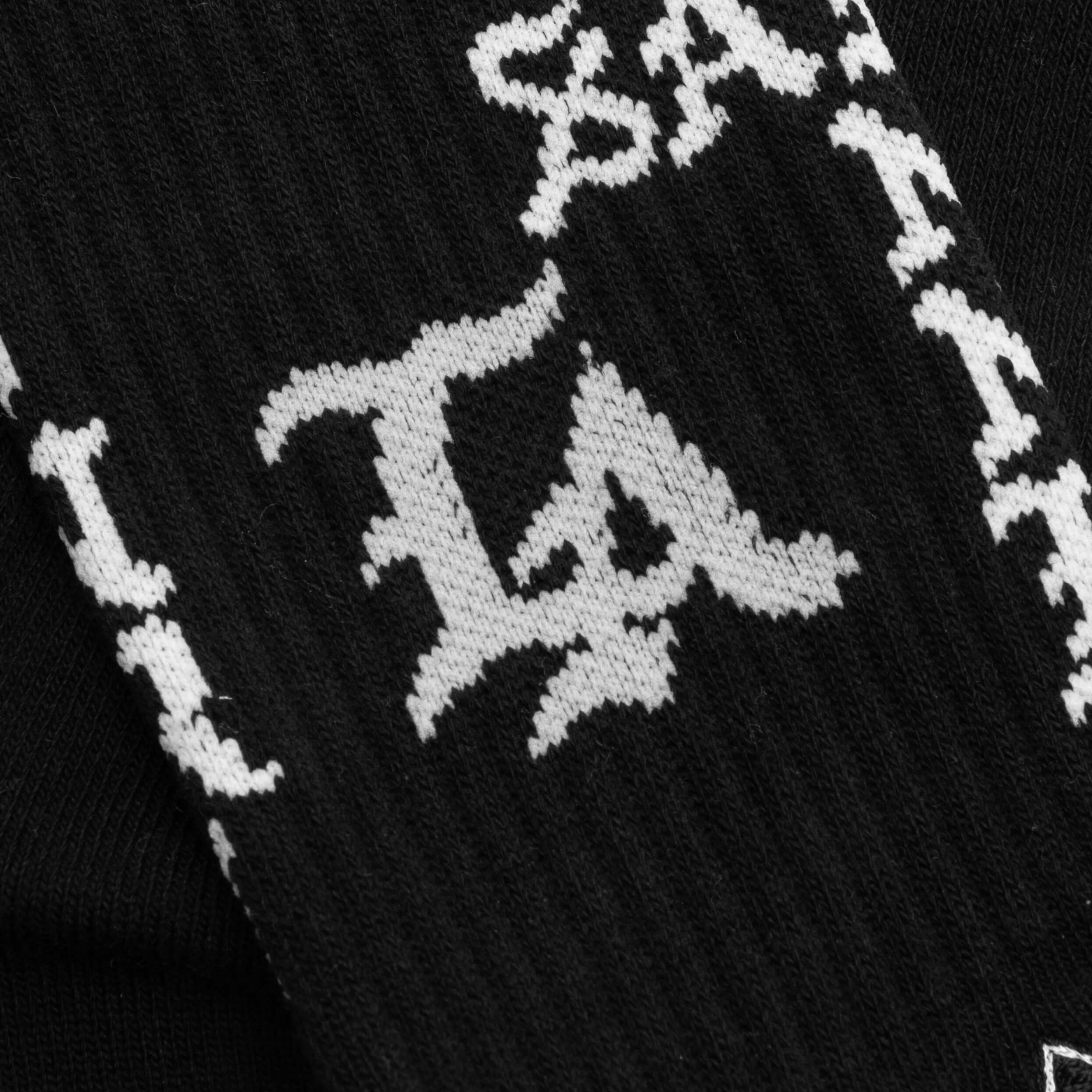 Saint Michael x Born x Raised Saint Sinner Socks Black