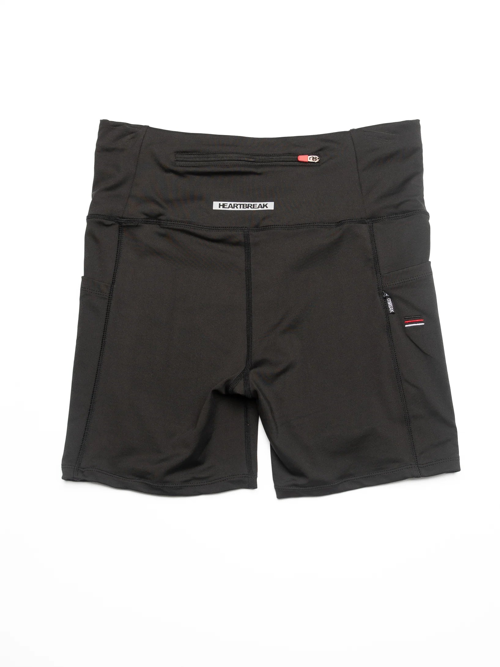 Heartbreak Womens Triple Pocket 5 Running Shorts