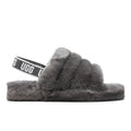 Kids Fluff Yeah Slide Charcoal