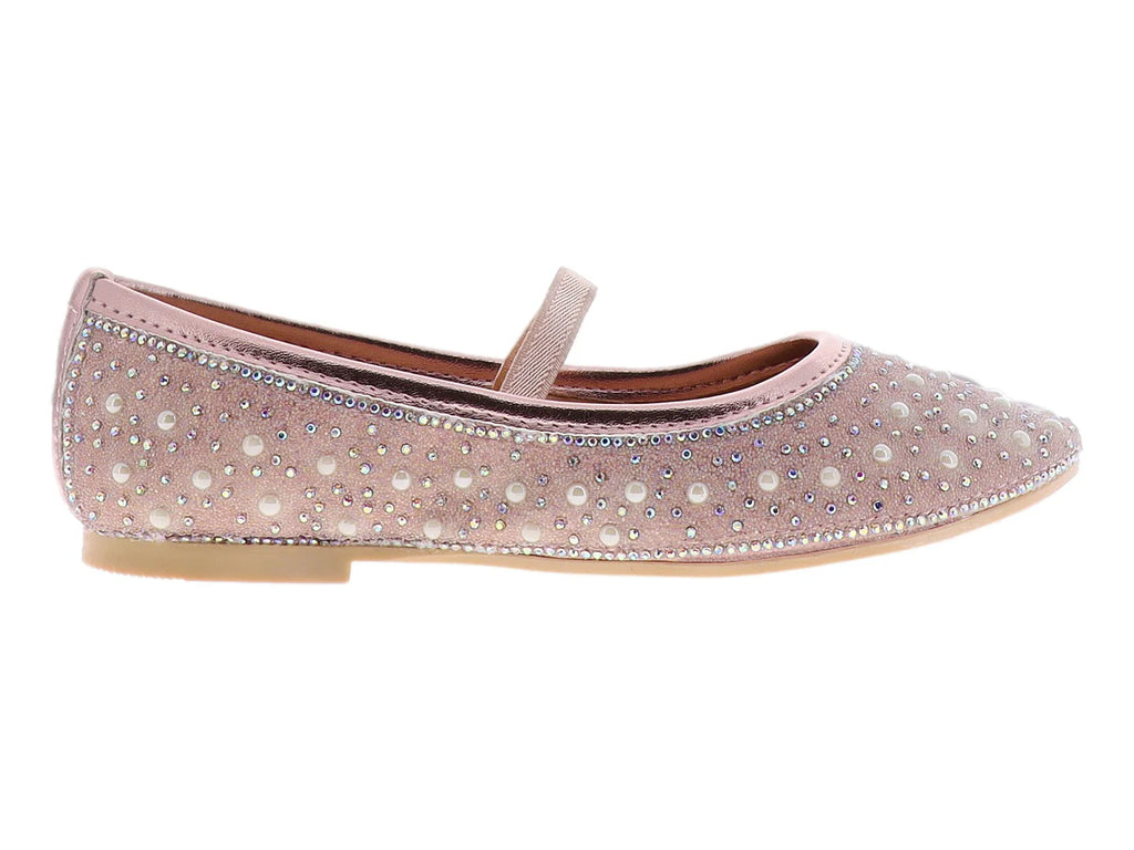Zapatos Flats 4EVER Marcella Oro Rosado para Niña
