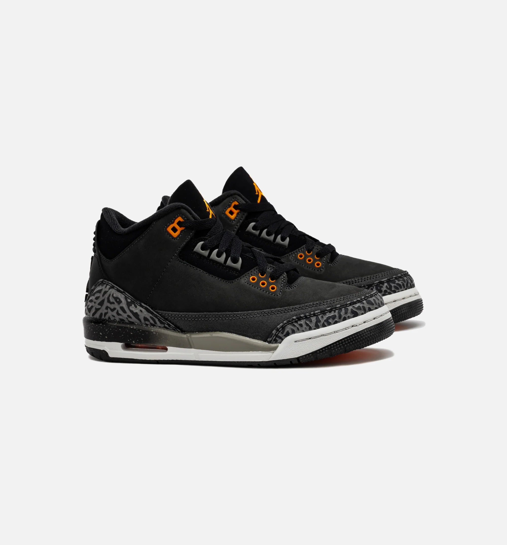 Air Jordan 3 Retro Fear Grade School Lifestyle Shoe Night Stadium Total Orange