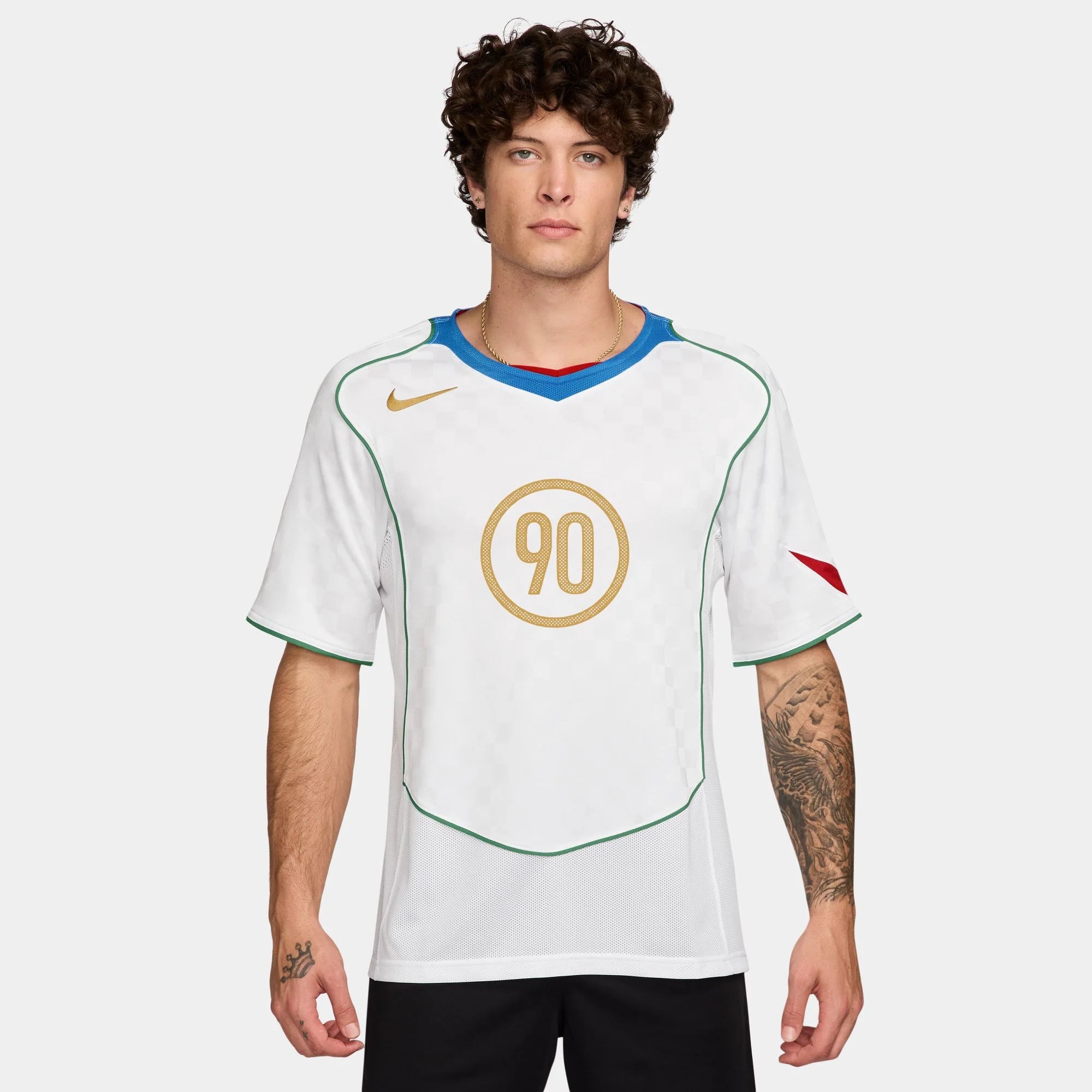 NIKE TOTAL 90 SOCCER JERSEY WHITE