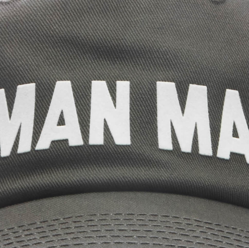 5 Panel Twill Cap Charcoal