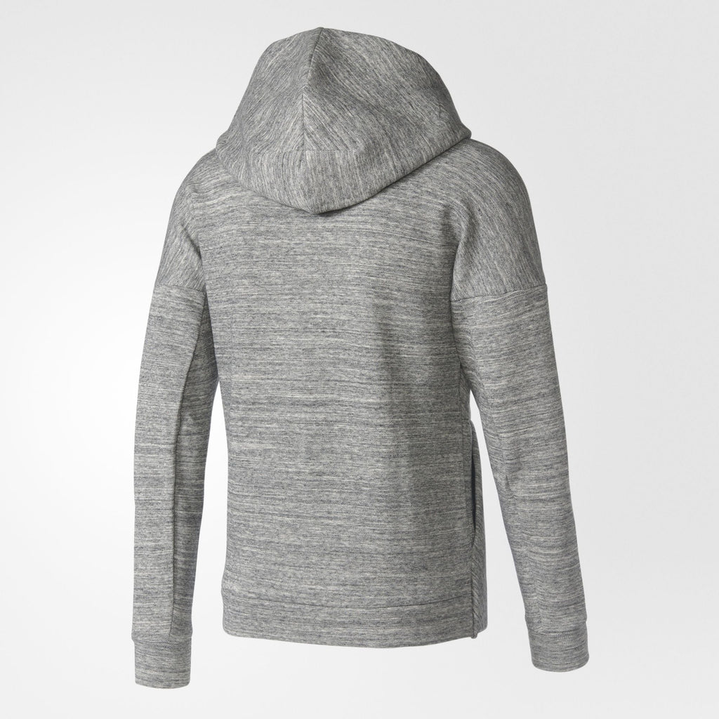 ZNE Travel Hoodie Mens Medium Heather Grey
