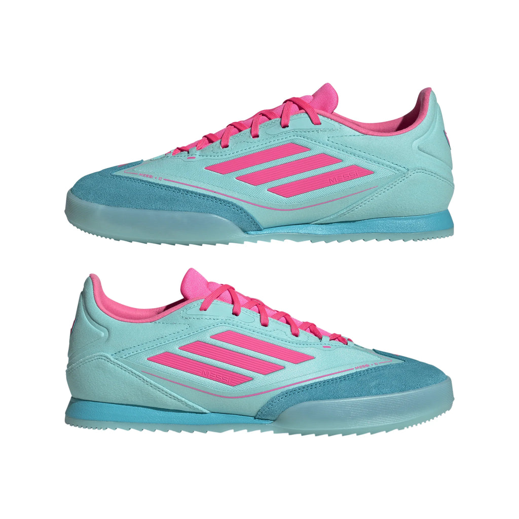 adidas F50 Messi Freestyle Indoor Boots Aqua Pink