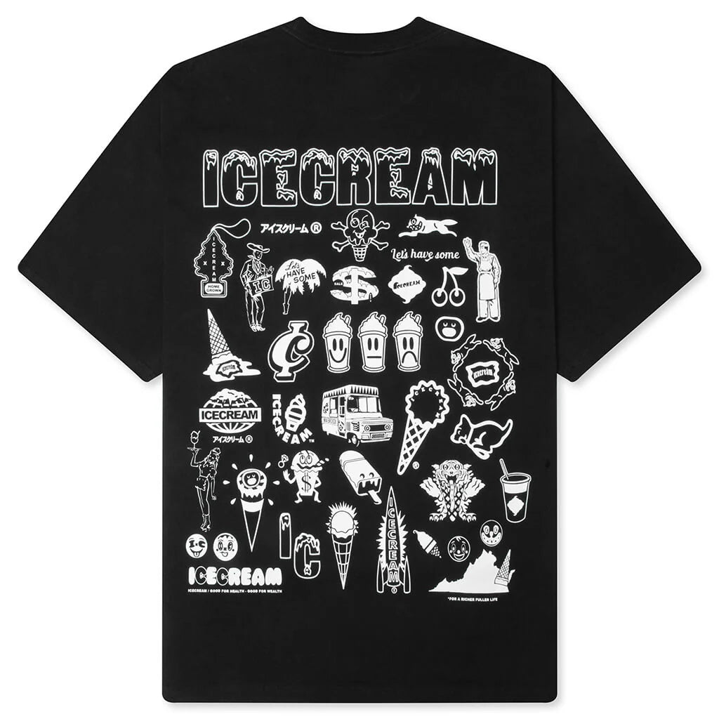 Order Up S S Knit Tee Black