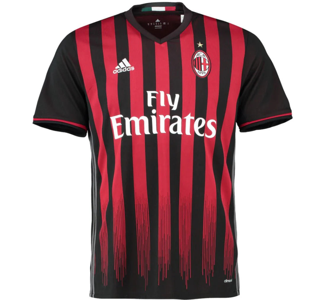 adidas AC Milan Home Jersey 16 Black R