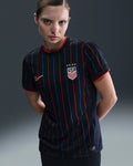 Nike USWNT 2025 Stadium Away Womens Jersey Obsidian Challenge Red Challenge