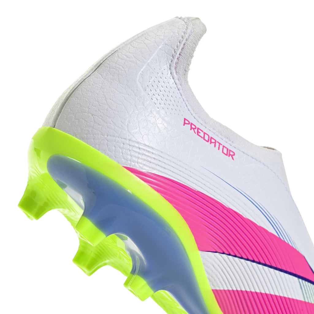 adidas Predator League Laceless Firm Multi Ground Boots White Pink