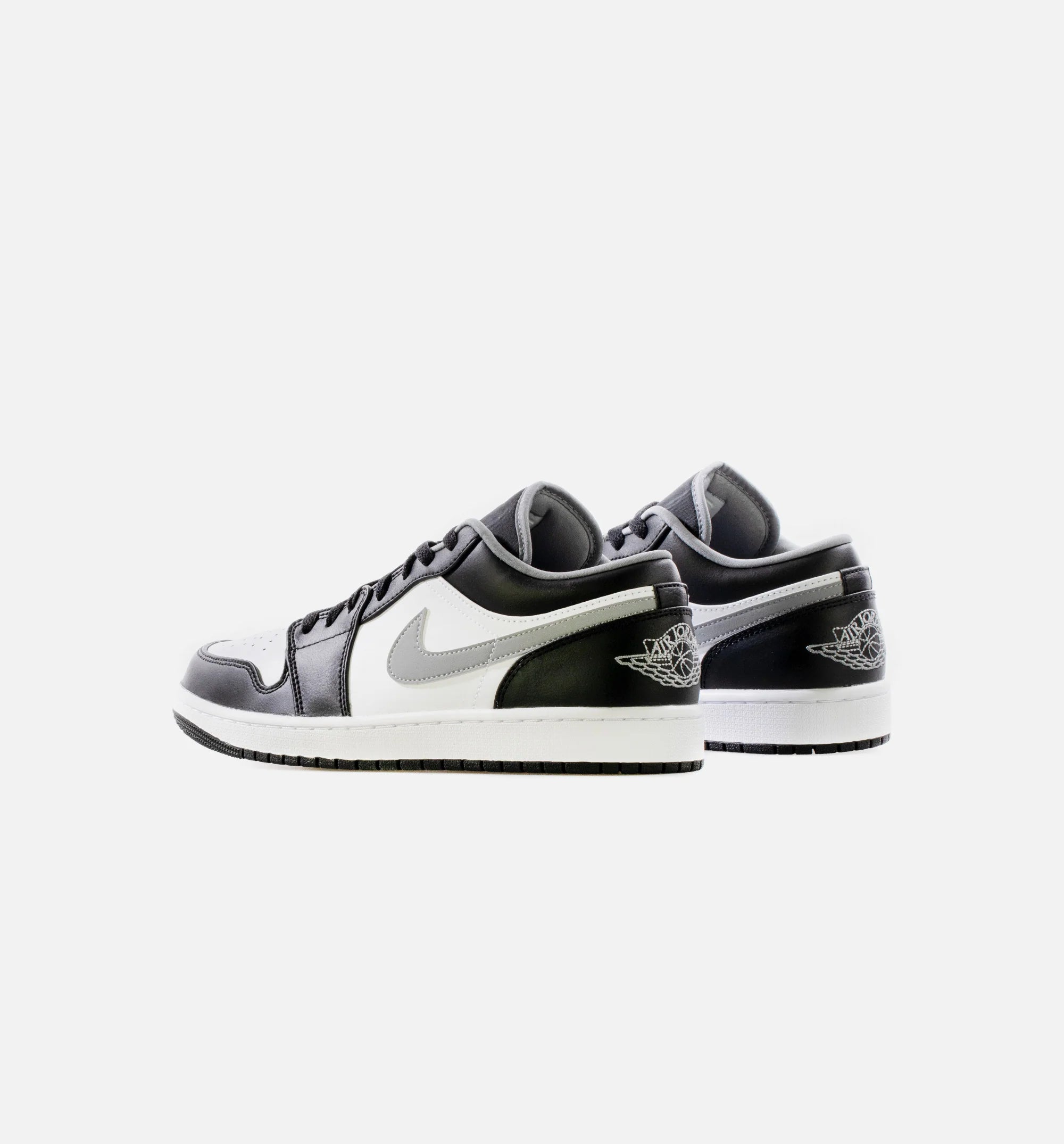 Air Jordan 1 Low Mens Lifestyle Shoe Black White Particle Grey Limit One Per Customer