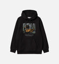 Hooded Duck Pond Mens Hoodie Black