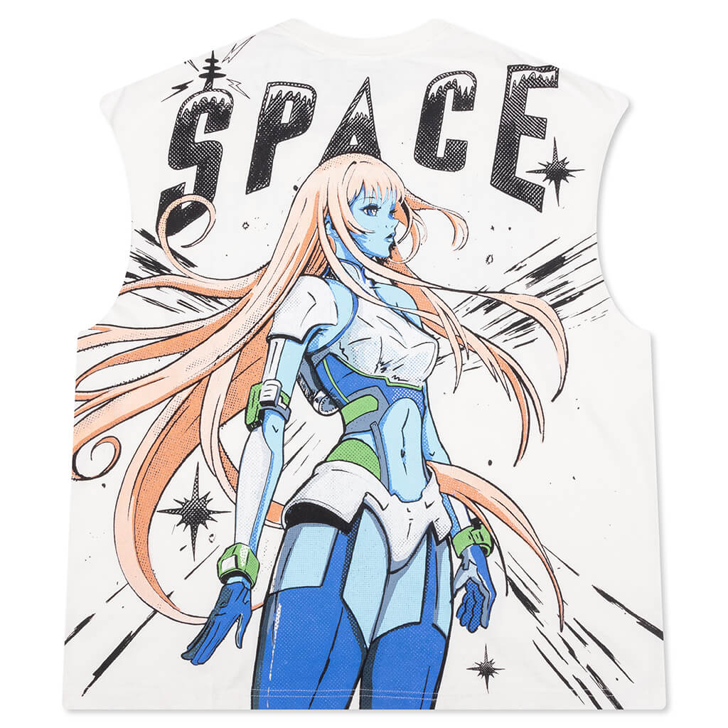 BB Space Sleeveless Knit White