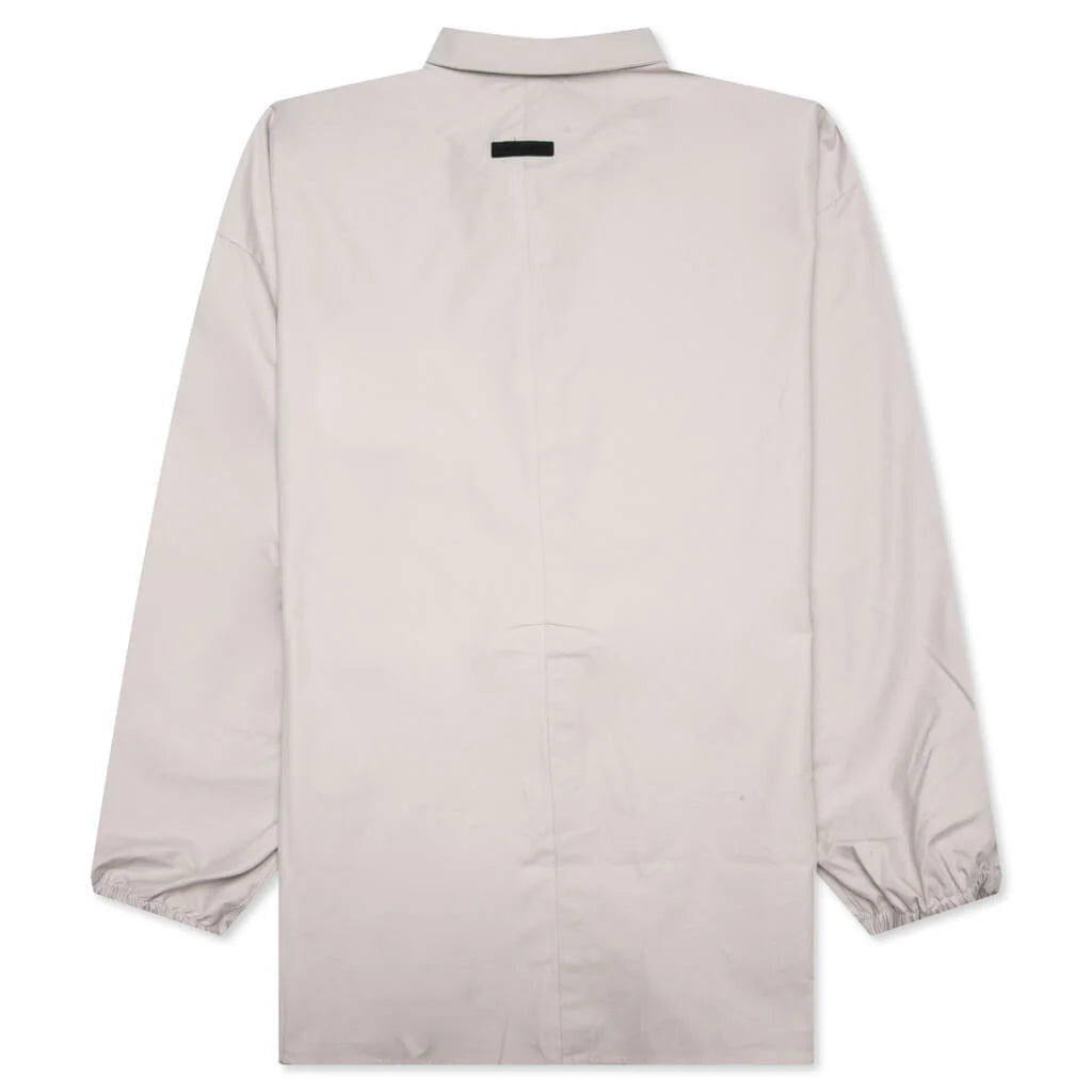 Button Down Shirt Silver Cloud