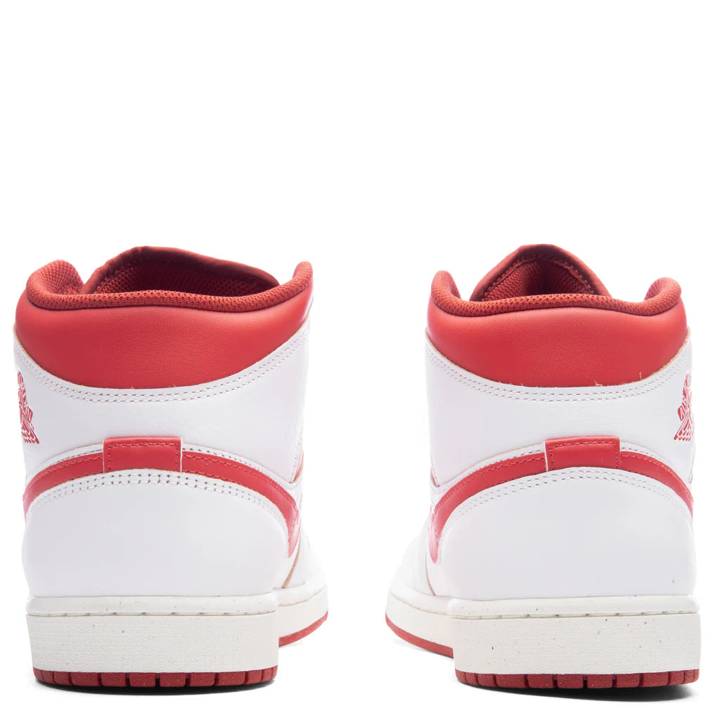 Air Jordan 1 Mid SE White Lobster Dune Red