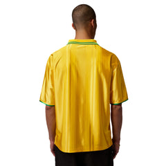 Jordan Mens Polo Yellow Brazil