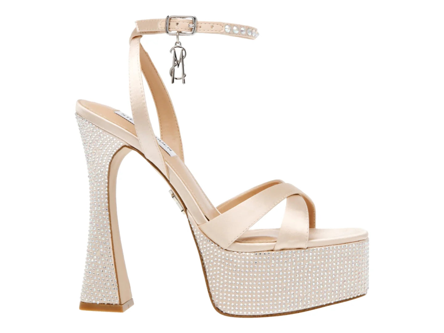Zapatillas Steve Madden Champagne Satín para Mujer