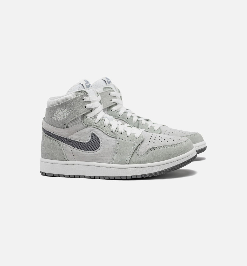 Air Jordan 1 Zoom CMFT 2 Particle Grey Mens Lifestyle Shoe Grey