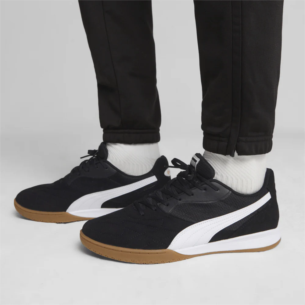 PUMA King Top IT Indoor Shoes Black White