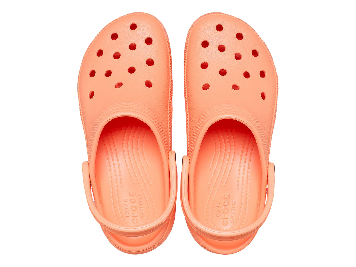Sandalias Crocs Classic Platform Color Papaya para Mujer