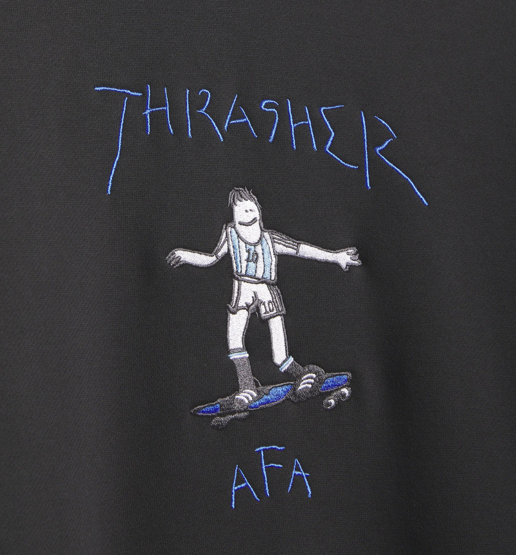 Argentina x Thrasher Mens Crewneck Black White