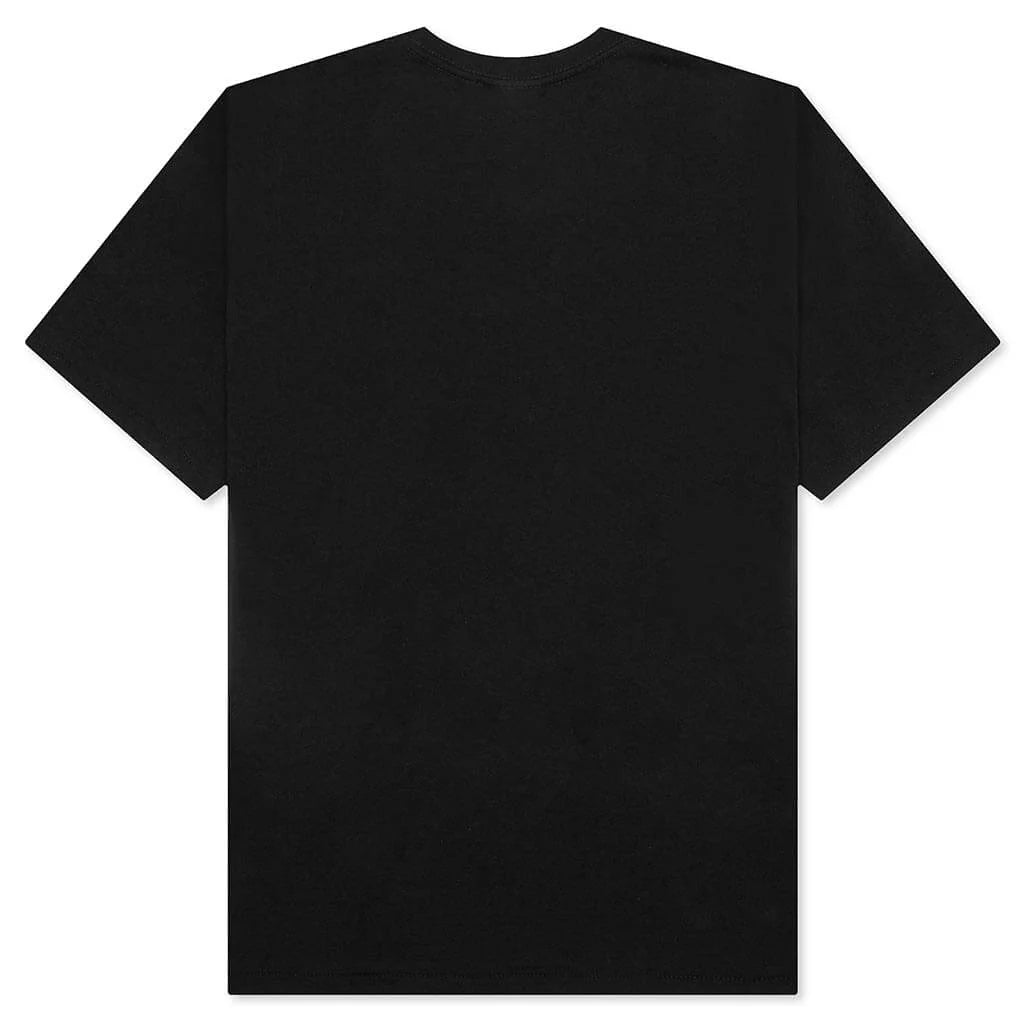 Color Camo College Tee Black Purple