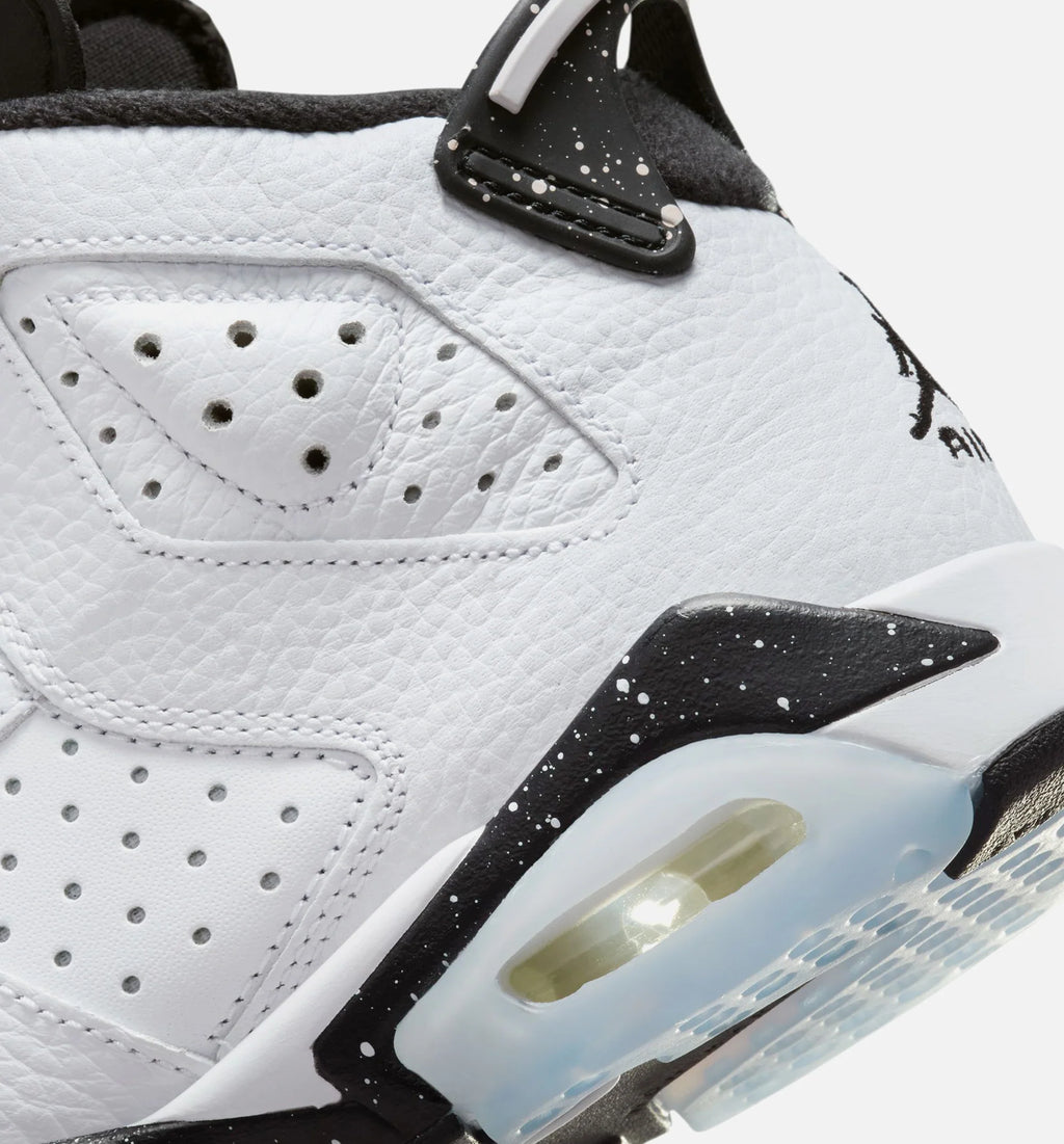 Air Jordan 6 Retro White Black Grade School Lifestyle Shoe White Black