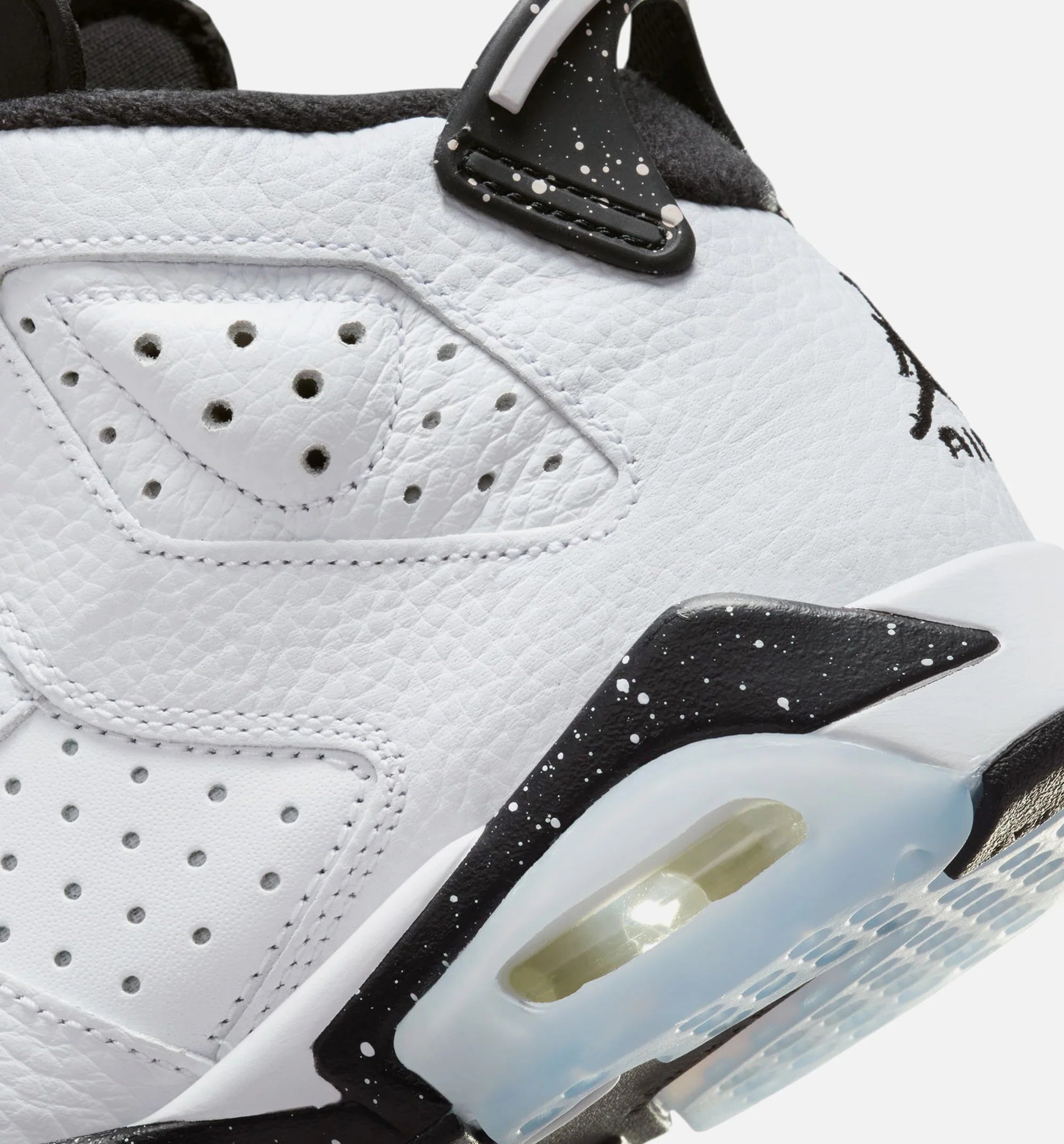 Air Jordan 6 Retro White Black Grade School Lifestyle Shoe White Black
