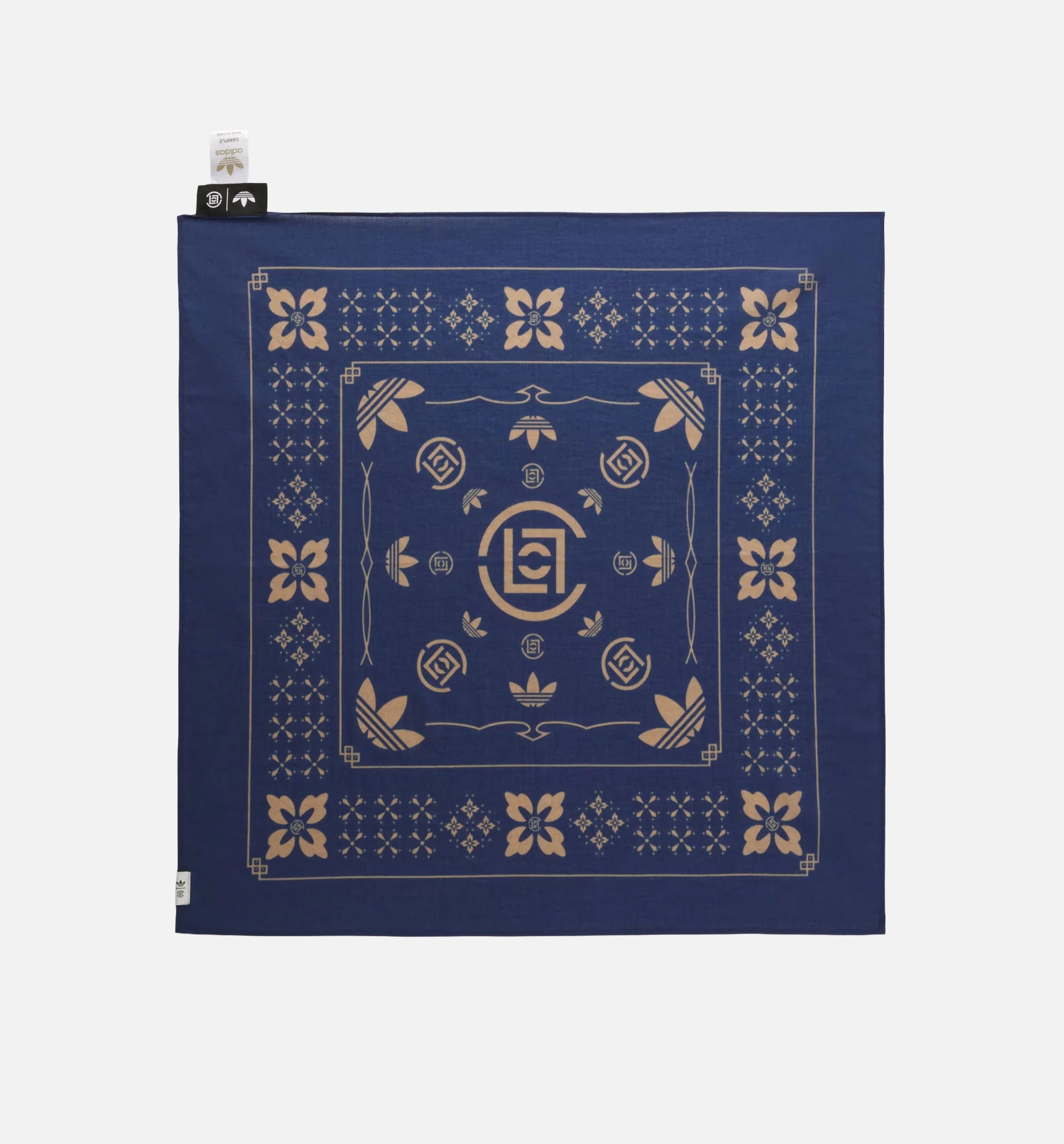 CLOT Bandana By Edison Chen Mens Scarf Tech Indigo Cardboard