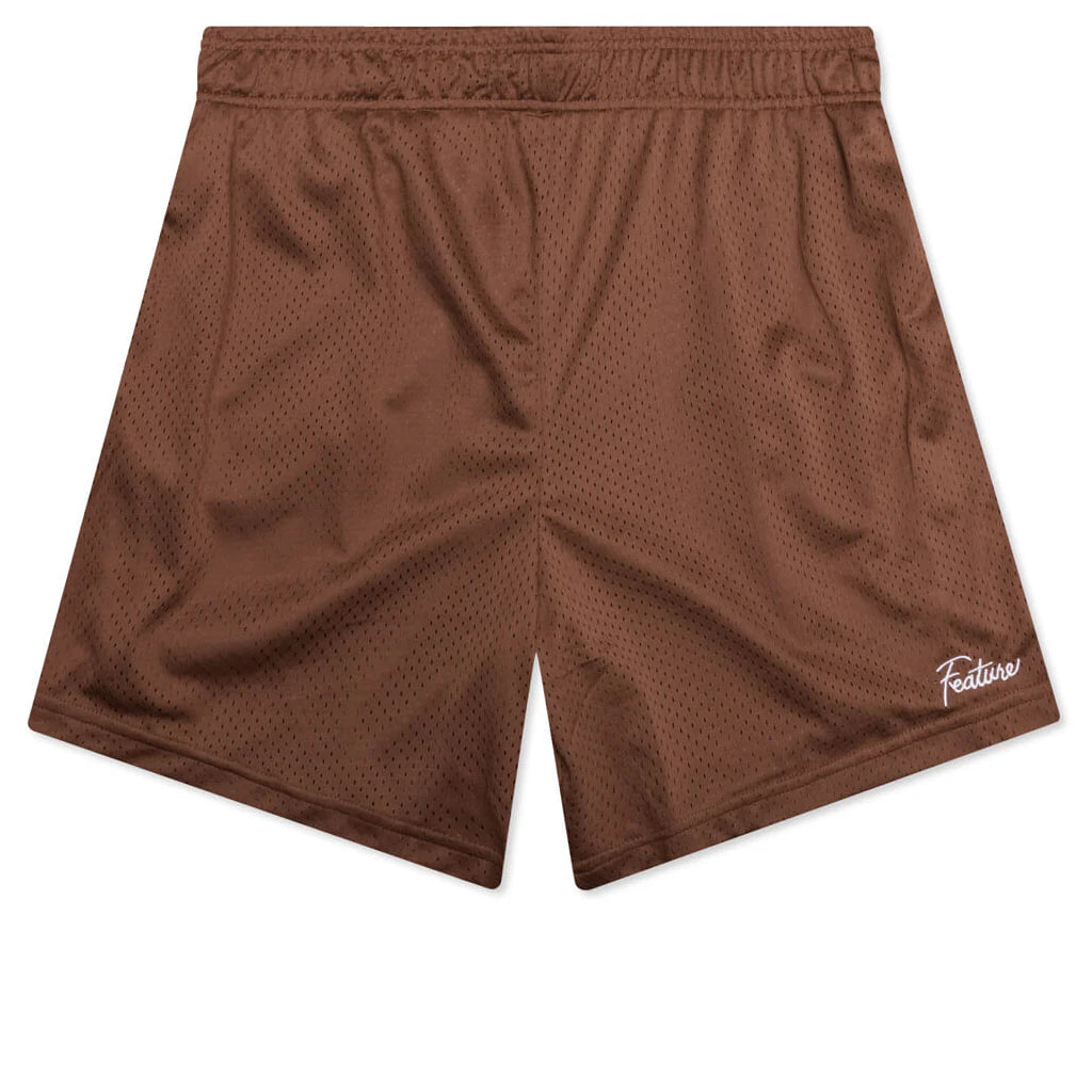 West Mesh Shorts Brown