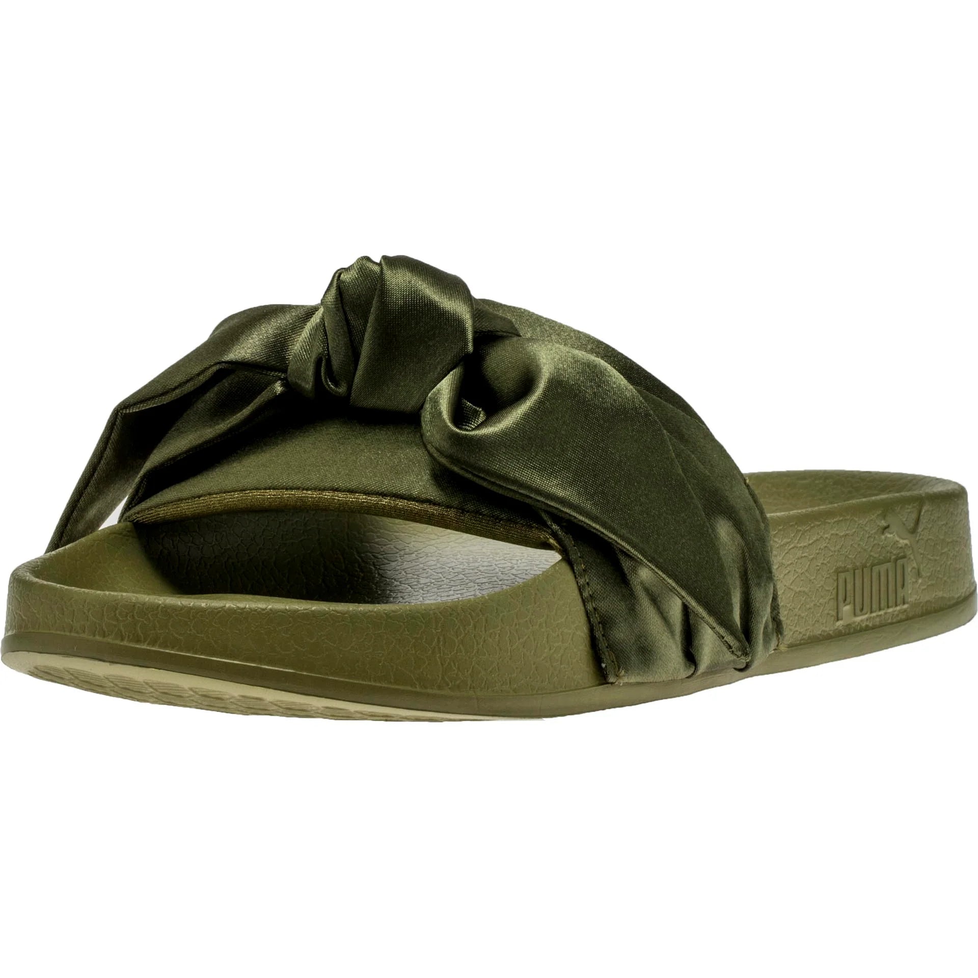 Puma Rihanna Fenty Bow Slides WomenS Olive Green